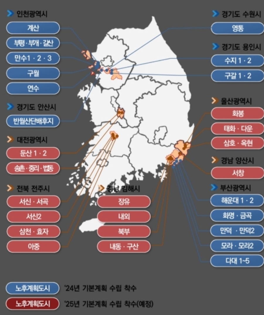 노후계획도시 정비사업 본격화! 국토부, 지자체와 원팀으로 추진